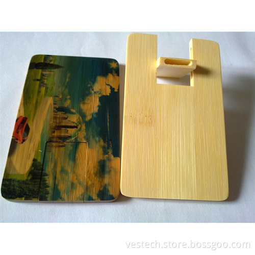 New Type Wooden Credit Card USB 2.0